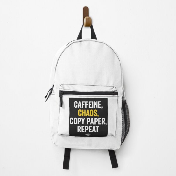 Item preview, Teacher Caffeine Chaos Copy Paper Repeat - Daily Life Teacher Shirt designed and sold by Petringo.