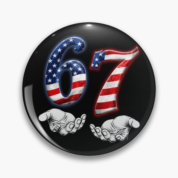 Item preview, American 4TH Of July 67 Meme Six Seven Patriotic 67 USA Flag designed and sold by wtfbba.