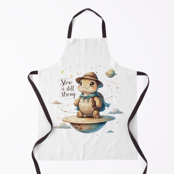 Item preview, Slow Is Still Strong Cute Vintage Turtle Space Planet designed and sold by AQUILAKREO.