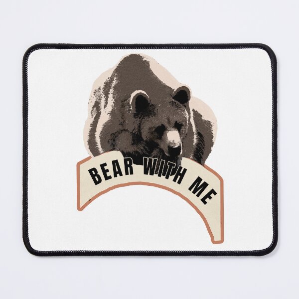 Item preview, Bear With Me – Funny Bear Pun Design | Vintage Illustration, Animal Humor & Bear Lover Gift designed and sold by ChiaraPagani.