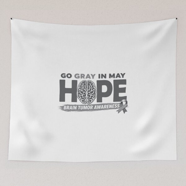 Item preview, Go Gray In May Hope Brain Tumor Awareness designed and sold by Thread&Fable.