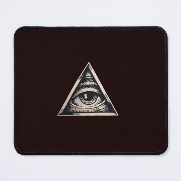 Item preview, All Seeing Eye Triangle Design | Illuminati Symbol Dark Aesthetic Art designed and sold by Cosmicstar887.