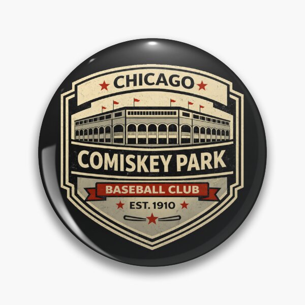 Item preview, Vintage Chicago Baseball Comiskey Park Navy Badge Shirt, Retro Stadium Tee, Classic Ballpark Design designed and sold by GhostDawgs.