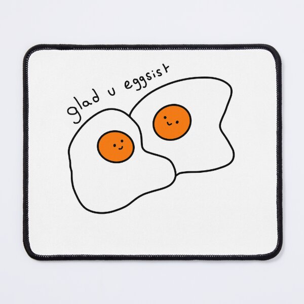 Item preview, Glad U Eggsist – Funny Egg designed and sold by Monday Duck.