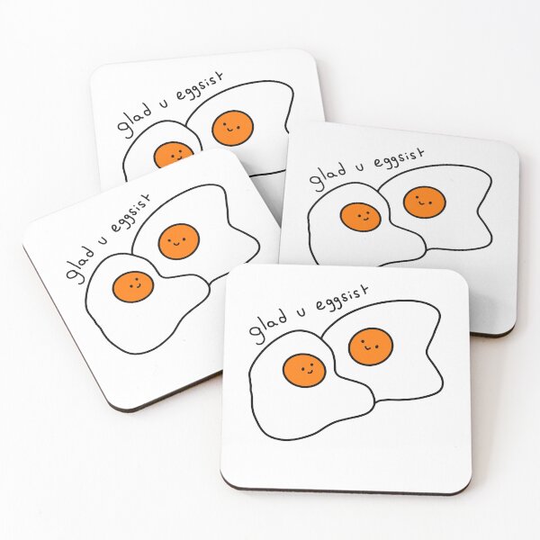 Item preview, Glad U Eggsist – Funny Egg  designed and sold by Monday Duck.