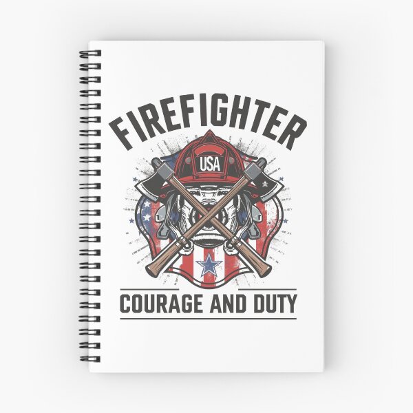 Item preview, Firefighter USA – Courage And Duty designed and sold by KapiPrint.