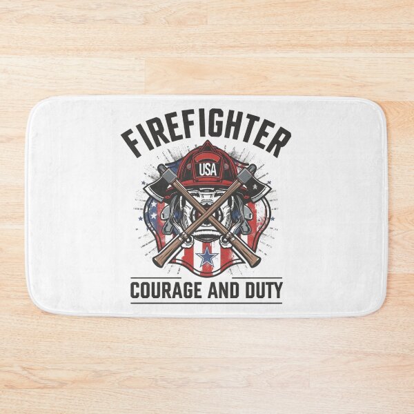 Item preview, Firefighter USA – Courage And Duty designed and sold by KapiPrint.