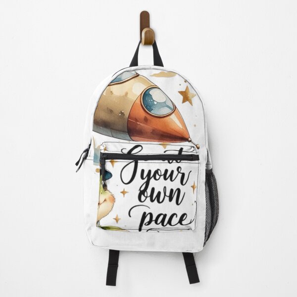 Item preview, Go At Your Own Pace Cute Vintage Frog Space Rocket designed and sold by AQUILAKREO.