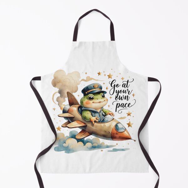 Item preview, Go At Your Own Pace Cute Vintage Frog Space Rocket designed and sold by AQUILAKREO.