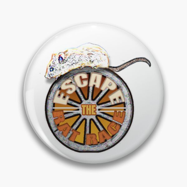 Item preview, Escape the Rat Race – Vintage Rat Wheel Motivation Design | Hustle Culture, Burnout & Freedom Mindset Art designed and sold by ChiaraPagani.