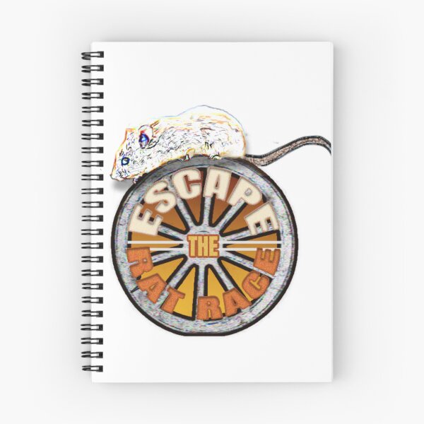 Item preview, Escape the Rat Race – Vintage Rat Wheel Motivation Design | Hustle Culture, Burnout & Freedom Mindset Art designed and sold by ChiaraPagani.