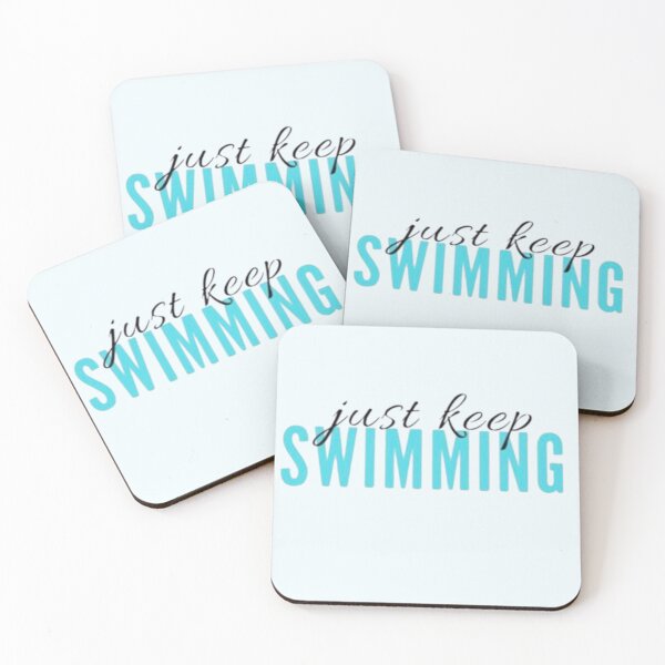 Item preview, Just Keep Swimming Typography Design – bts swim designed and sold by KryaArts27.