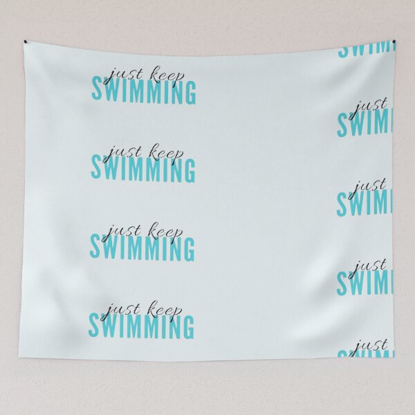 Item preview, Just Keep Swimming Typography Design – bts swim designed and sold by KryaArts27.