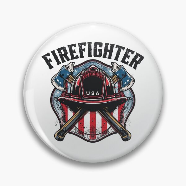 Item preview, Firefighter USA – Courage And Duty designed and sold by KapiPrint.