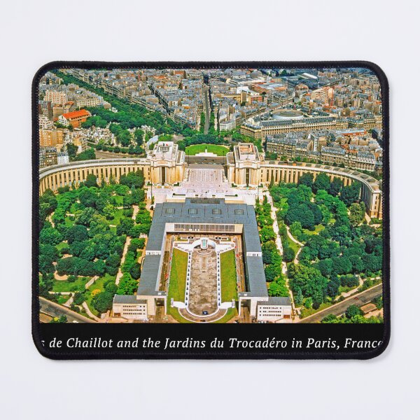 Item preview, Jardin du Trocadero, Wings of Palais de Chaillot, Paris France, 1959 designed and sold by AMacGPhilly.