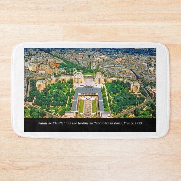 Item preview, Jardin du Trocadero, Wings of Palais de Chaillot, Paris France, 1959 designed and sold by AMacGPhilly.