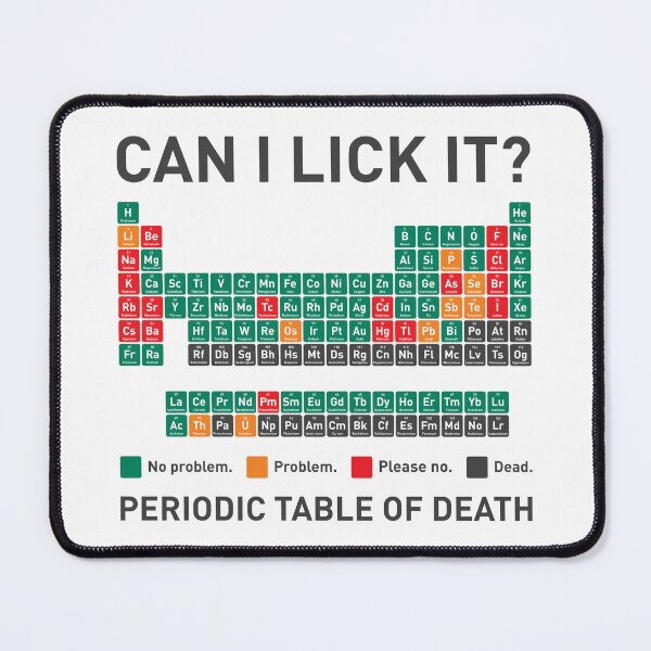 Item preview, Can I Lick It? Periodic table designed and sold by The Common Tee.
