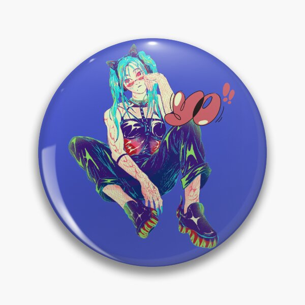 Item preview, Yo Aesthetic Girl - Streetwear Blue Hair Tattoo Style Youth Vibe. designed and sold by LunaPrintCo.