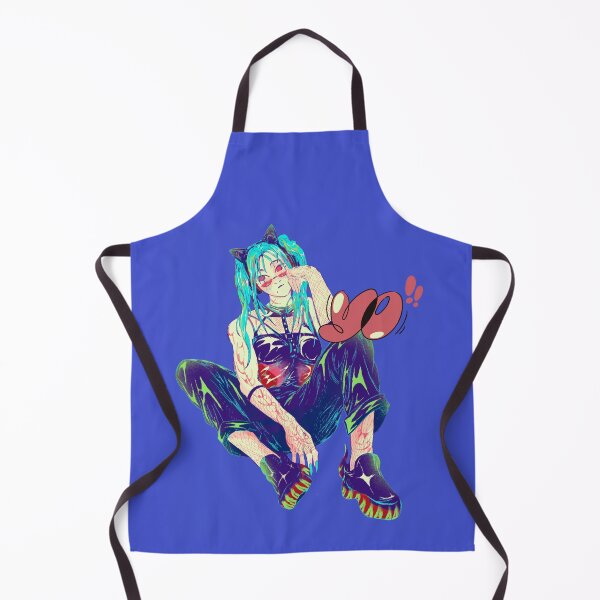 Item preview, Yo Aesthetic Girl - Streetwear Blue Hair Tattoo Style Youth Vibe. designed and sold by LunaPrintCo.