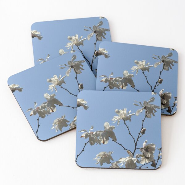 Item preview, Magnolia flower with blue sky designed and sold by dhaydream.