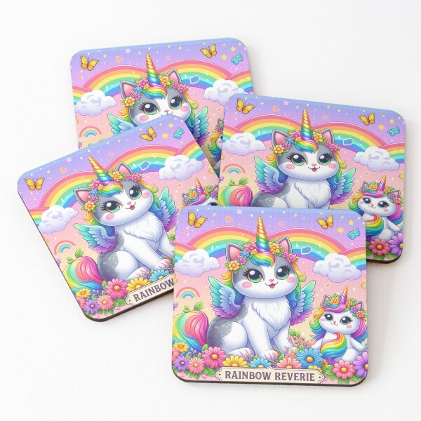 Item preview, RAINBOW REVERIES, Meowicorns  designed and sold by Faerieglen.