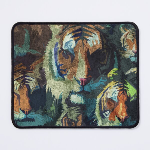 Item preview, Abstract tigers designed and sold by kinpirks.
