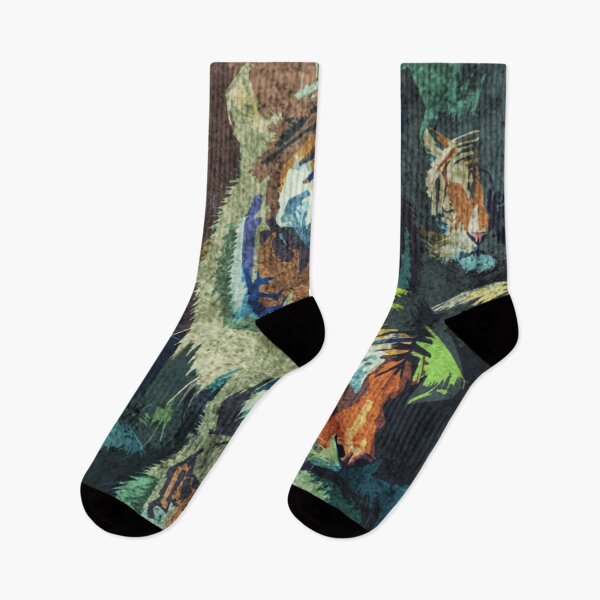 Item preview, Abstract tigers designed and sold by kinpirks.