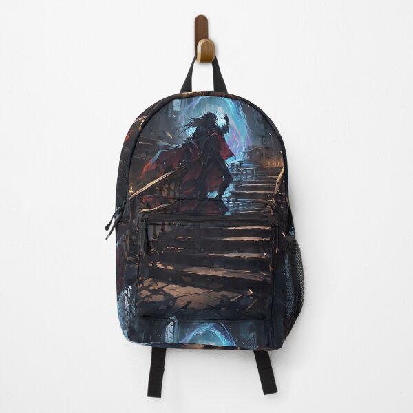 Item preview, Echoes of the Ruined Cathedral: Dark Mage Conjuring an Arcane Portal in a Gothic Anime Fantasy designed and sold by MouradStudio.