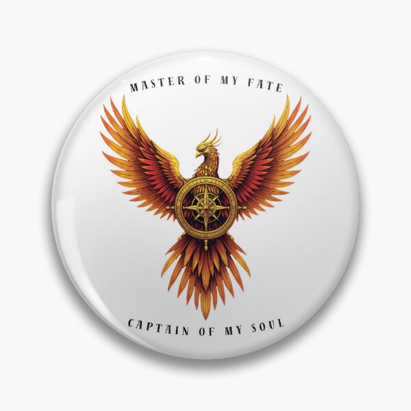 Item preview, Phoenix Master of My Fate - Stoic Soul Captain - Golden Fire Edition designed and sold by Pixelith-Arts.