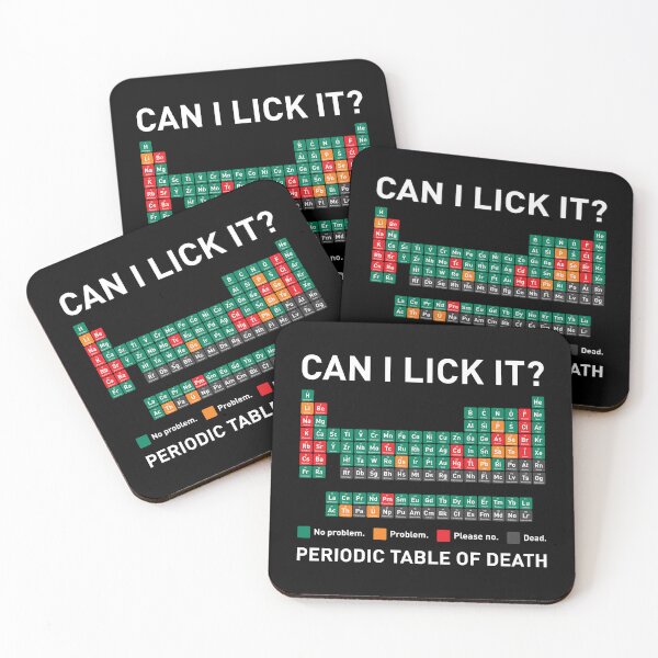 Item preview, Can I Lick It? Periodic table designed and sold by The Common Tee.