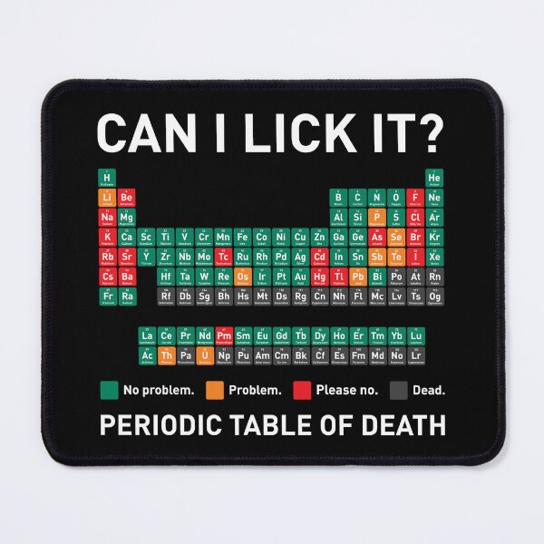Item preview, Can I Lick It? Periodic table designed and sold by The Common Tee.