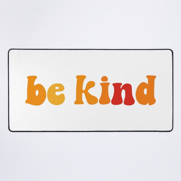 Item preview, Be Kind Retro Sunset Orange Horizontal Typography designed and sold by Vision Crafted.