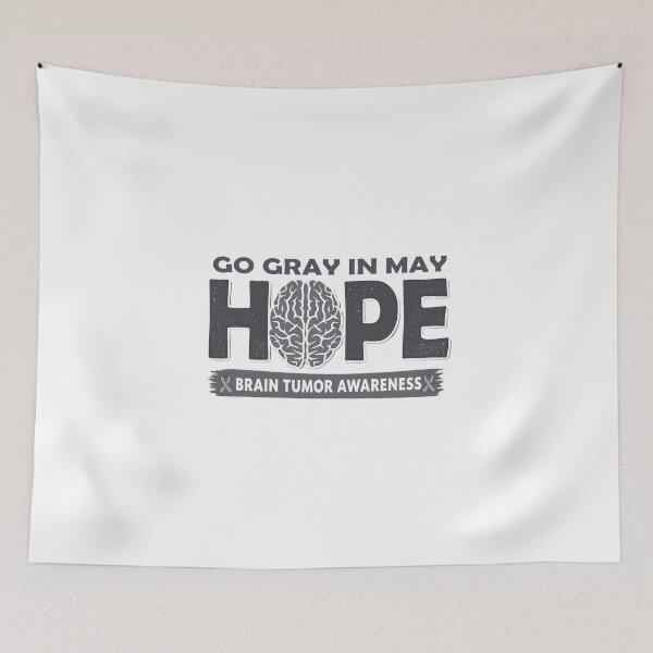 Item preview, Go Gray In May Hope Brain Tumor Awareness designed and sold by Thread&Fable.