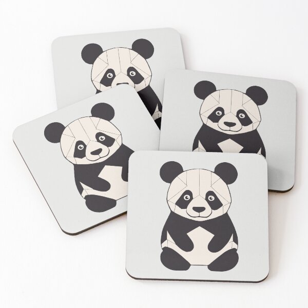 Item preview, Geometric Panda – Modern Animal Art designed and sold by Tklezardesigns.