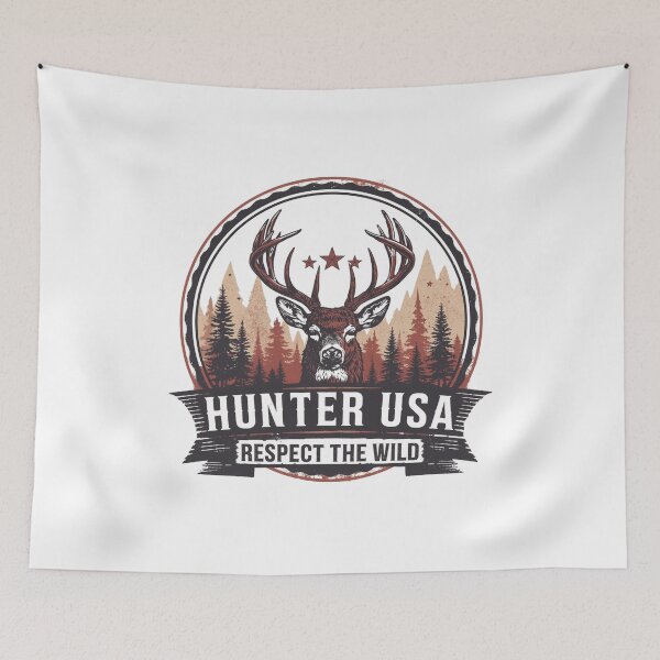 Artikelvorschau, Hunter USA – Respektiere die Wildnis entworfen und verkauft von KapiPrint.