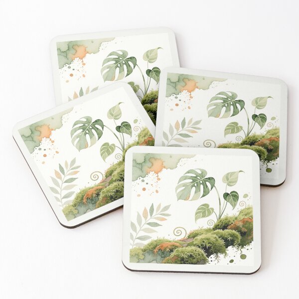 Item preview, Mossy Mood Watercolor Art | Plant Parent Gift designed and sold by Arte-Excellency.