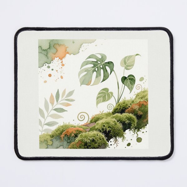 Item preview, Mossy Mood Watercolor Art | Plant Parent Gift designed and sold by Arte-Excellency.
