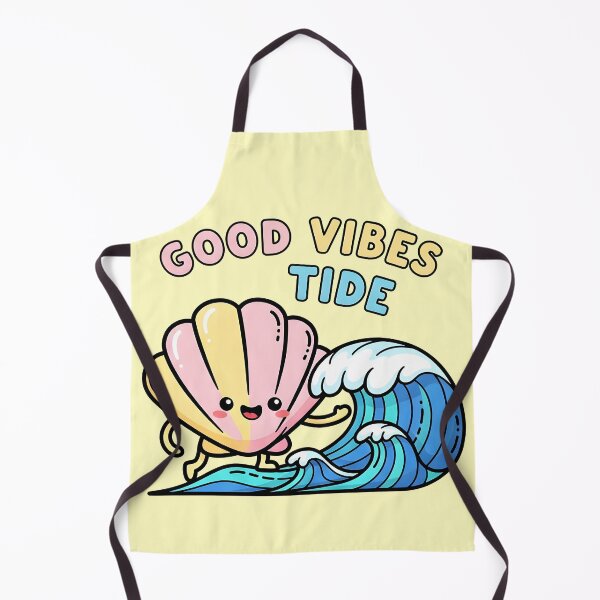 Item preview, Good Vibes Tide – Coastal Summer Pun Design designed and sold by Sea Gem.