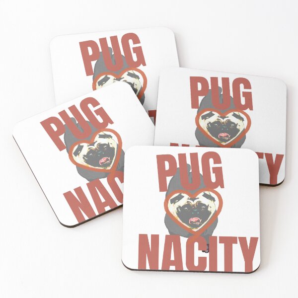 Item preview, Pugnacity Pug Dog Funny Pun Design – Cute Pug Face in Heart Outline | Dog Lover Gift, Pet Humor & Meme Art designed and sold by ChiaraPagani.