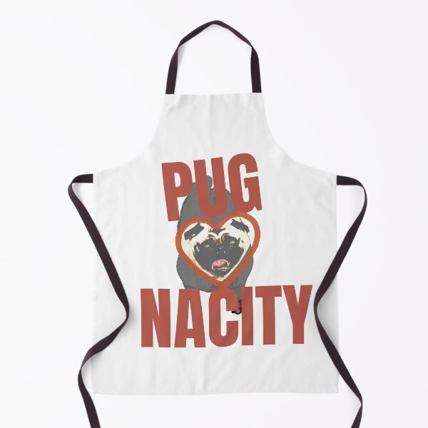Item preview, Pugnacity Pug Dog Funny Pun Design – Cute Pug Face in Heart Outline | Dog Lover Gift, Pet Humor & Meme Art designed and sold by ChiaraPagani.