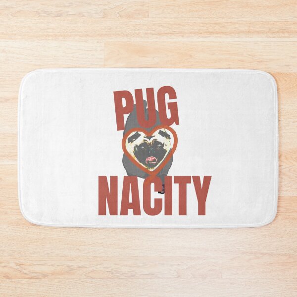 Item preview, Pugnacity Pug Dog Funny Pun Design – Cute Pug Face in Heart Outline | Dog Lover Gift, Pet Humor & Meme Art designed and sold by ChiaraPagani.
