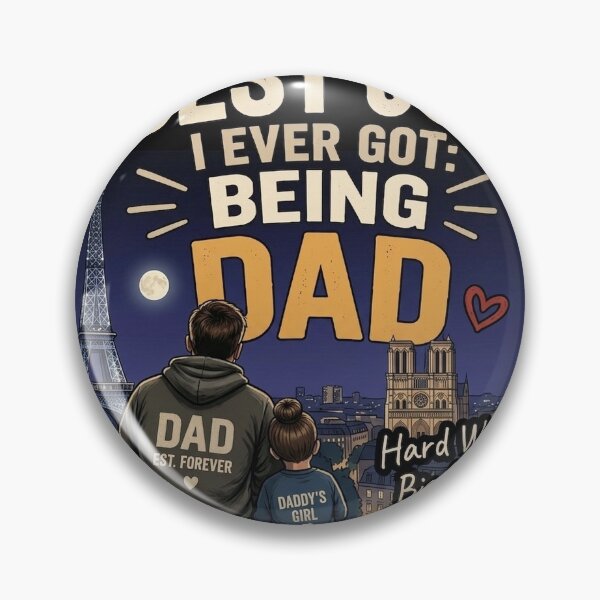 Item preview, Best Job Ever Dad Cute Father Design designed and sold by HHHGS.