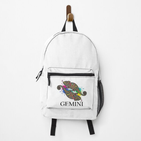 Item preview, Gemini Zodiac Chameleon Colorful Psychedelic Astrology Mandala Art designed and sold by CrazyColor85.