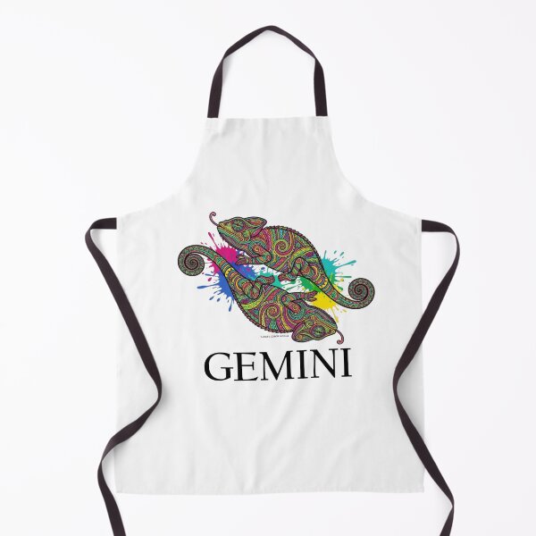 Item preview, Gemini Zodiac Chameleon Colorful Psychedelic Astrology Mandala Art designed and sold by CrazyColor85.