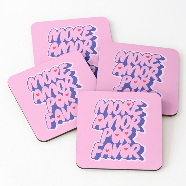 Item preview, More Amor Por Favor -  Aesthetic Modern Spanglish Quote designed and sold by nineFlorals.