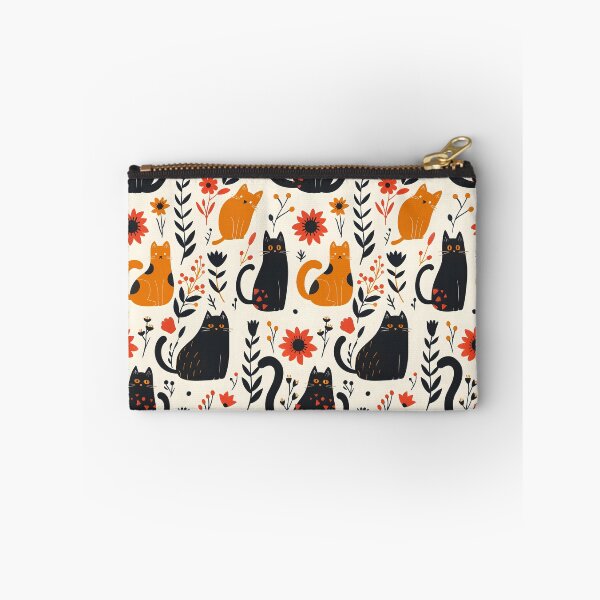 Item preview, Floral Folk Cat Pattern designed and sold by xiao xuans.
