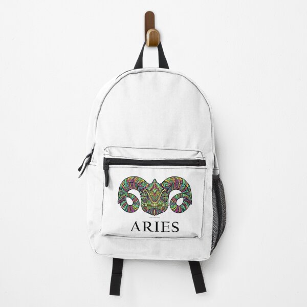 Item preview, Aries Zodiac Chameleon Colorful Psychedelic Astrology Mandala Art designed and sold by CrazyColor85.