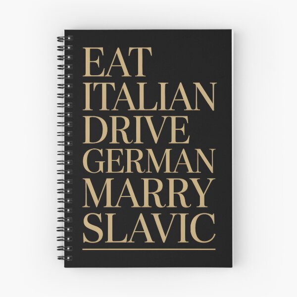 Item preview, Comer italiano, conducir alemán, casarse con un eslavo designed and sold by Millsoft.