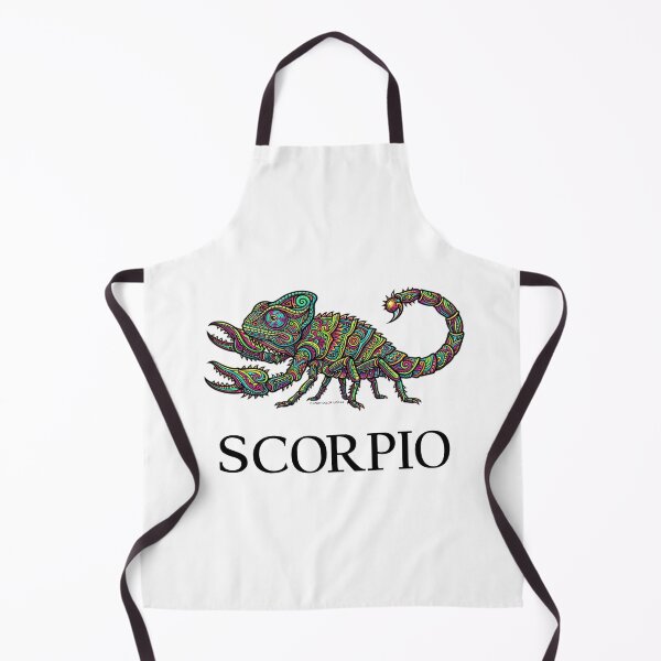 Item preview, Scorpio Zodiac Chameleon Colorful Psychedelic Astrology Mandala Art designed and sold by CrazyColor85.