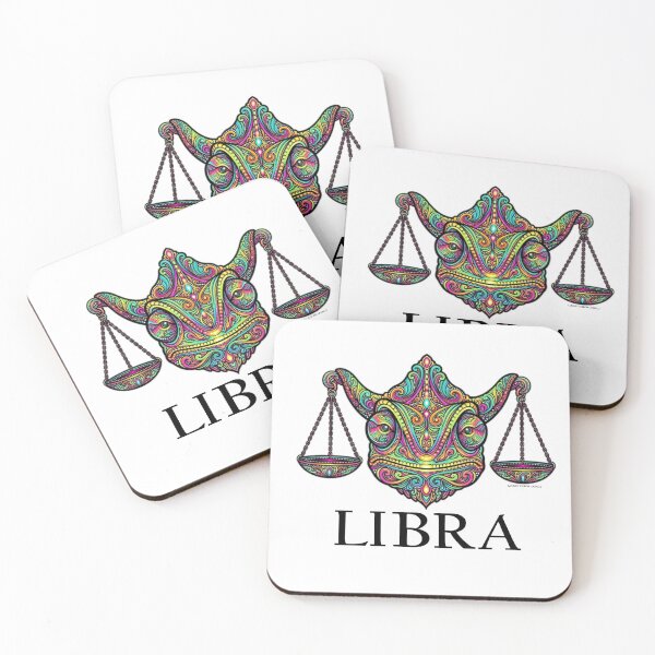 Item preview, Libra Zodiac Chameleon Colorful Psychedelic Astrology Mandala Art designed and sold by CrazyColor85.